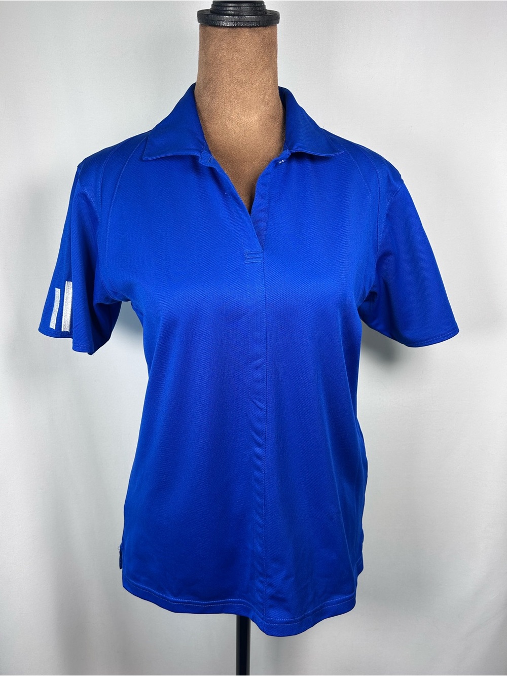 adidas Royal Blue Short-Sleeve Polo Jersey